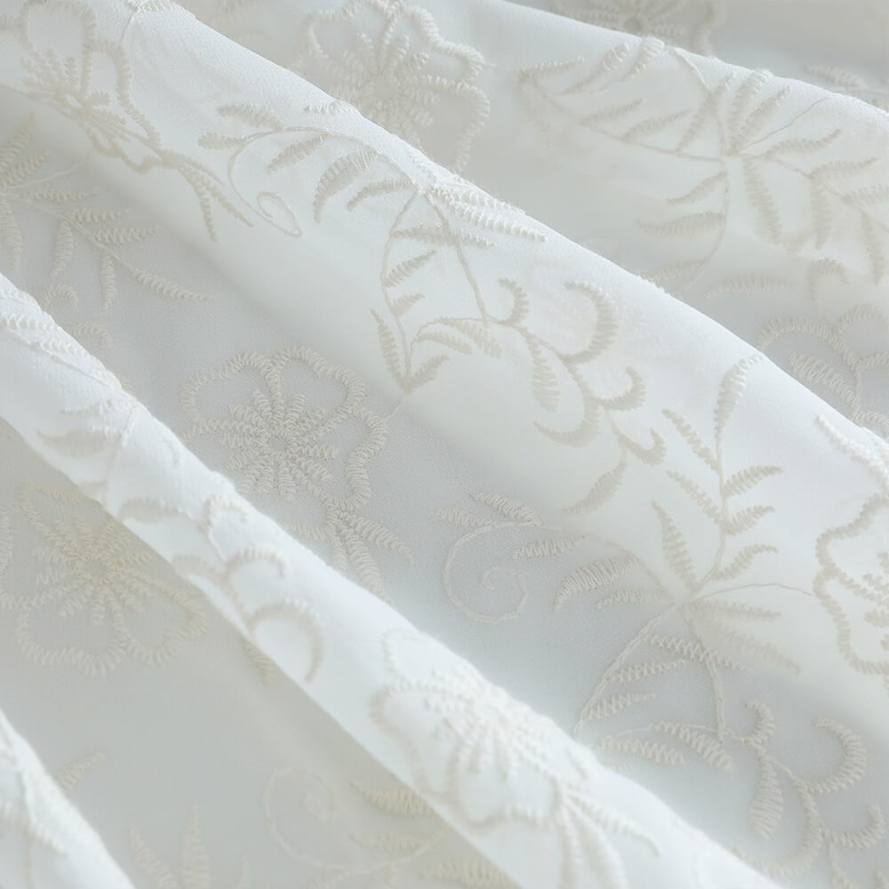 Embroidered Fabric All-Over Cotton Thread Cotton for Women's Wear Whol 10